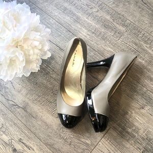 Tahari Laurie Cap Toe Platform Pumps